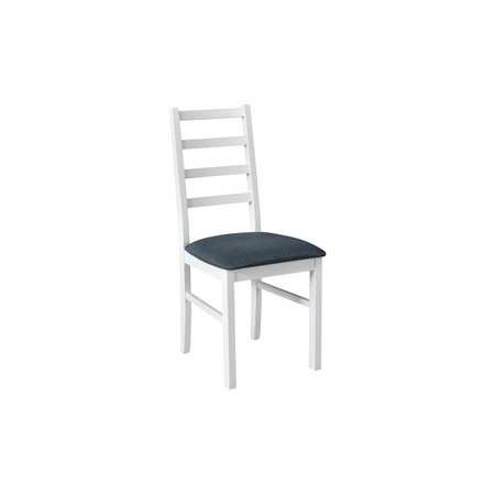 Jídelní židle NILO 8 Bílá Tkanina 9 MIX-DREW
