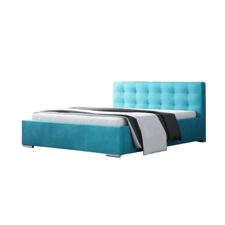 DIANA kárpitozott ágy (kék) 180x200 cm TT-FURNITURE
