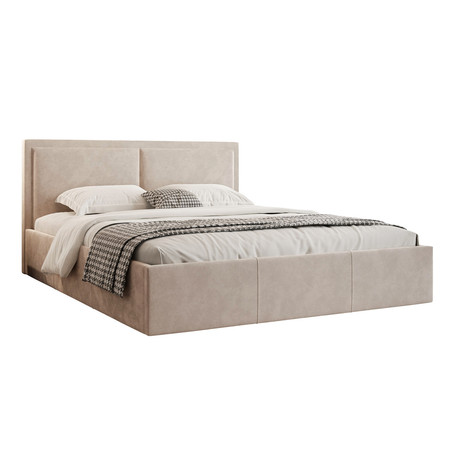 Čalouněná postel Soave II rozměr 140x200 cm Béžová TT-FURNITURE