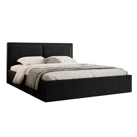 Čalouněná postel Soave II rozměr 160x200 cm Černá TT-FURNITURE