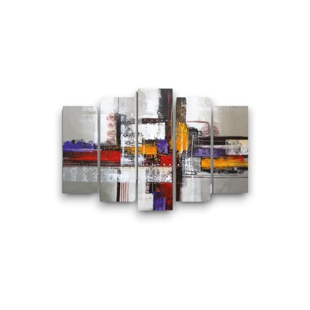 Abstract 5 részes vászon fali kép
