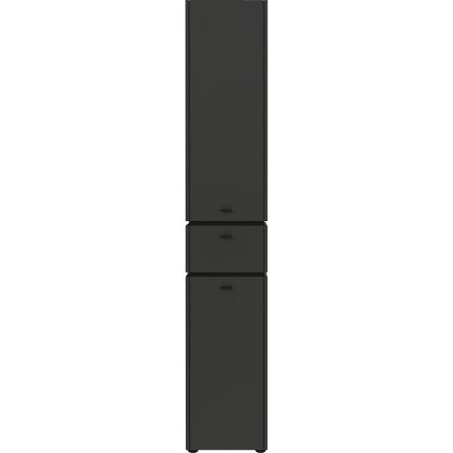 Antracitszürke magas fürdőszoba szekrény 34x189 cm Modesto – Germania