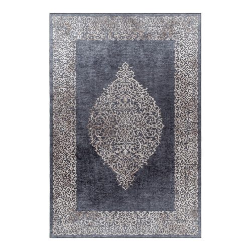 Antracitszürke mosható szőnyeg 80x150 cm Fiesta – Ayyildiz Carpets