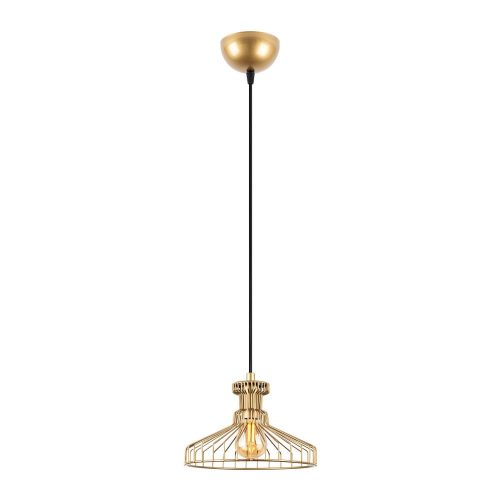 Aranyszínű függőlámpa fém búrával ø 23 cm Events – Opviq lights