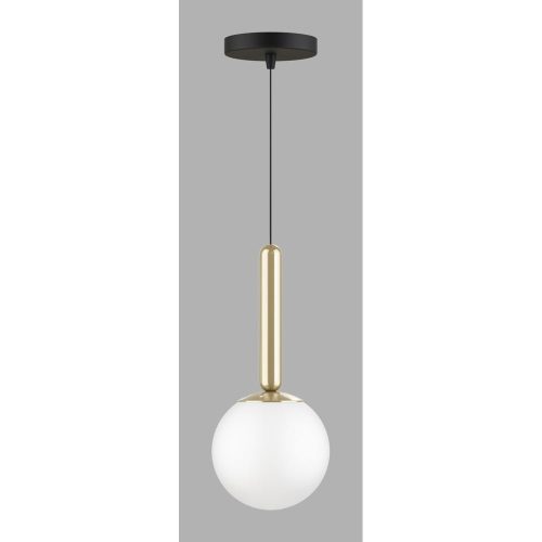 Aranyszínű függőlámpa üveg búrával ø 15 cm One – Squid Lighting