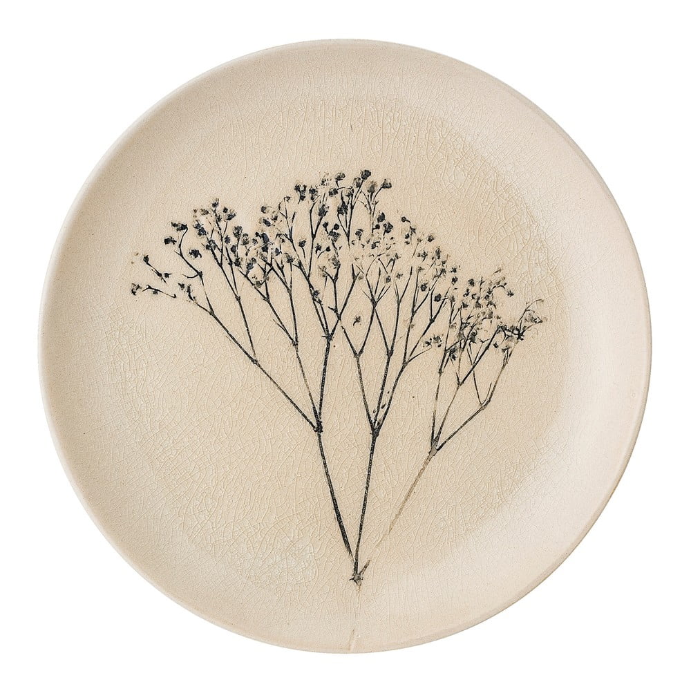 Barna desszertes agyagkerámia tányér ø 22 cm Bea – Bloomingville