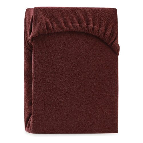 Barna gumis frottír lepedő 240x220 cm Ruby – Restilo