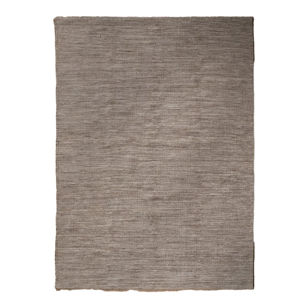 Barna kétoldalas gyapjúkeverék szőnyeg 200x300 cm – Ixia