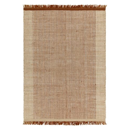Barna kézi szövésű gyapjú szőnyeg 120x170 cm Avalon – Asiatic Carpets