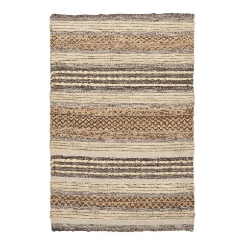 Barna kézi szövésű jutakeverék szőnyeg 60x90 cm Morena – House Nordic