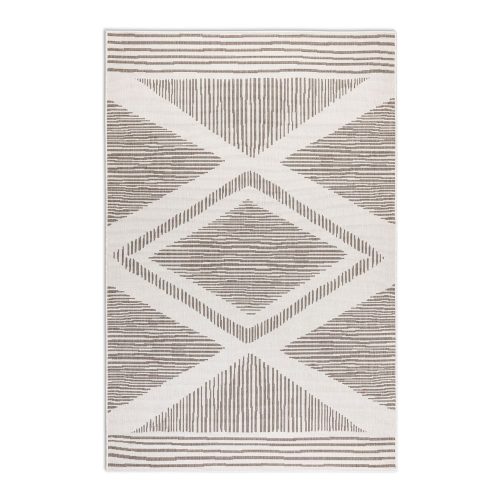 Barna-krémszínű kültéri szőnyeg 120x170 cm Gemini – Elle Decoration