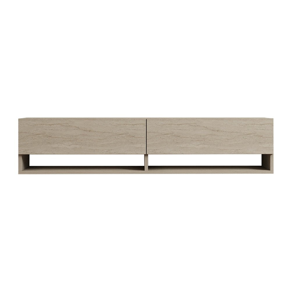 Bézs TV-állvány 141x31x30 cm Arges – Kalune Design