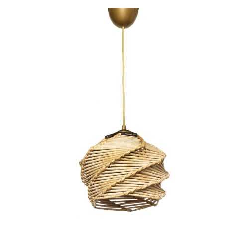 Bézs-aranyszínű függőlámpa ø 20 cm Primante – Opviq lights