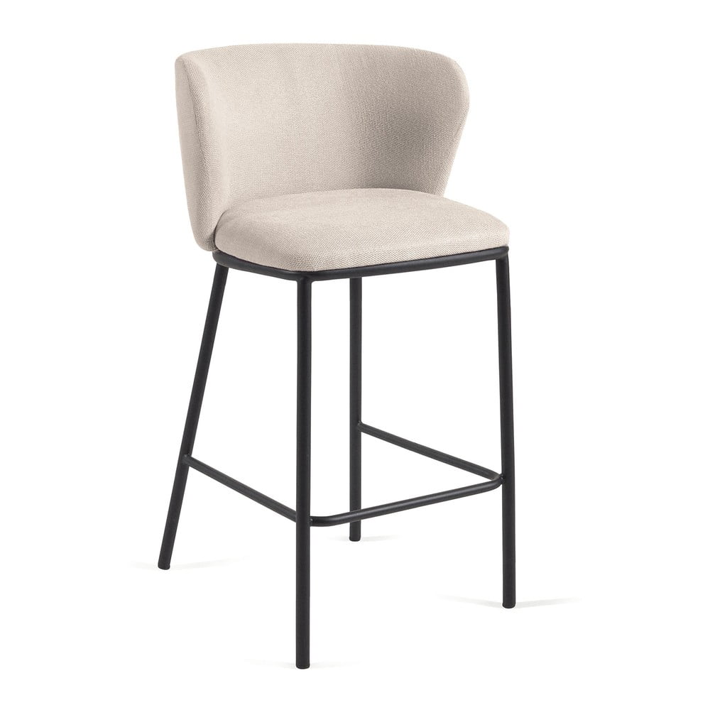 Bézs bárszék (ülésmagasság 65 cm) Ciselia – Kave Home