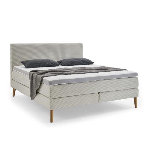 Bézs boxspring ágy 180x200 cm Linea – Meise Möbel