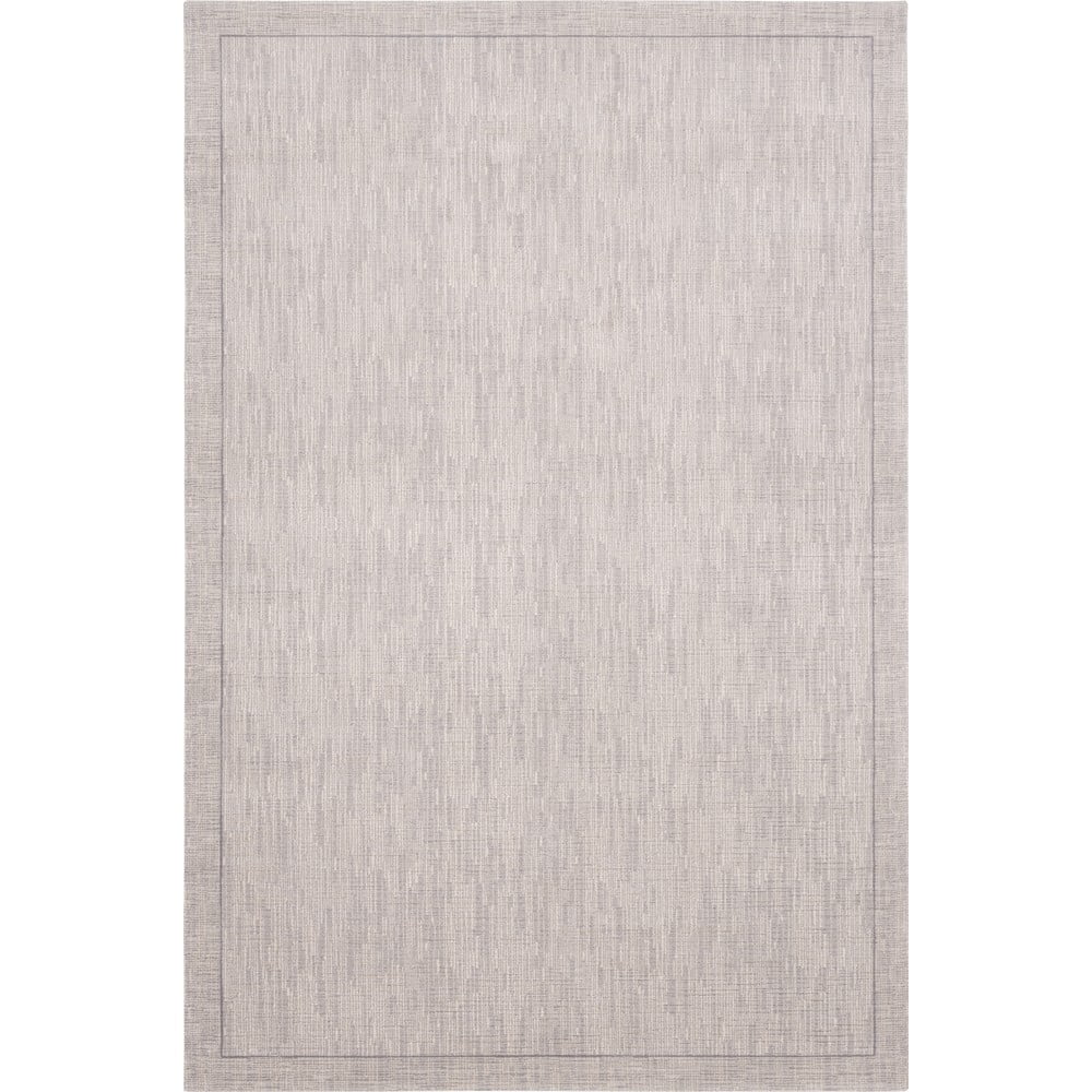 Bézs gyapjú szőnyeg 133x180 cm Linea – Agnella