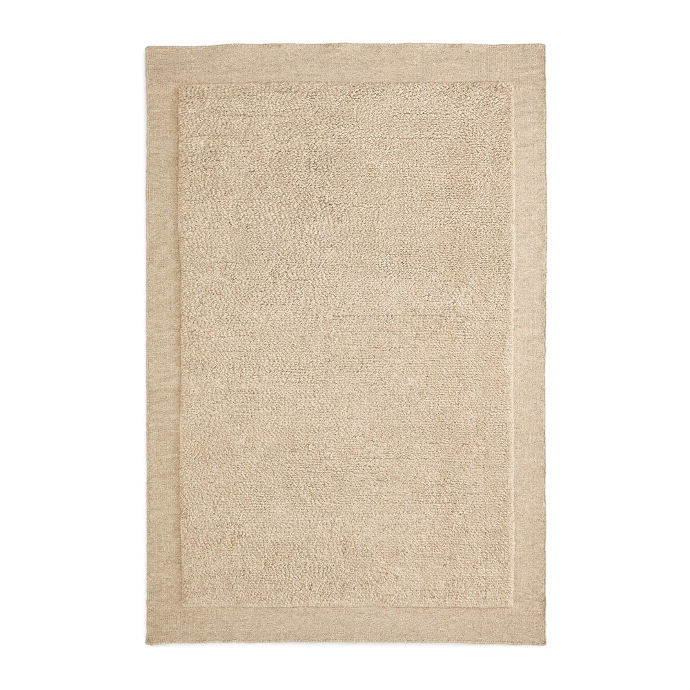 Bézs gyapjú szőnyeg 160x230 cm Marely – Kave Home