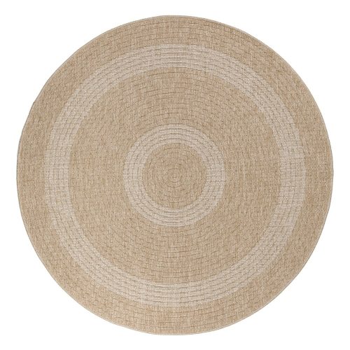 Bézs kerek kültéri szőnyeg ø 80 cm Comilla – Ayyildiz Carpets