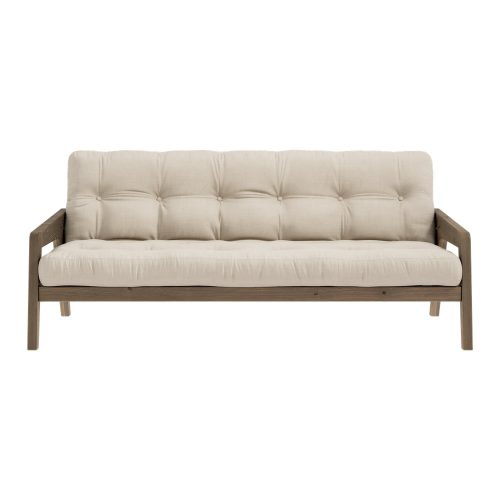 Bézs kinyitható kanapé 204 cm Grab - Karup Design