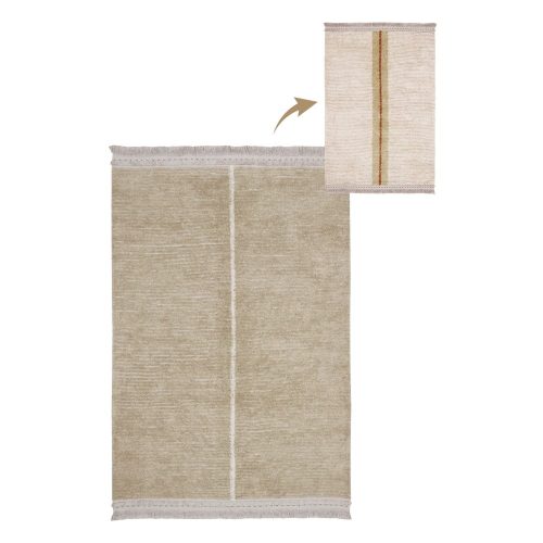 Bézs pamut szőnyeg 170x240 cm Duetto Sage – Lorena Canals