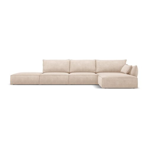 Bézs sarokkanapé (jobb oldali) Vanda – Mazzini Sofas