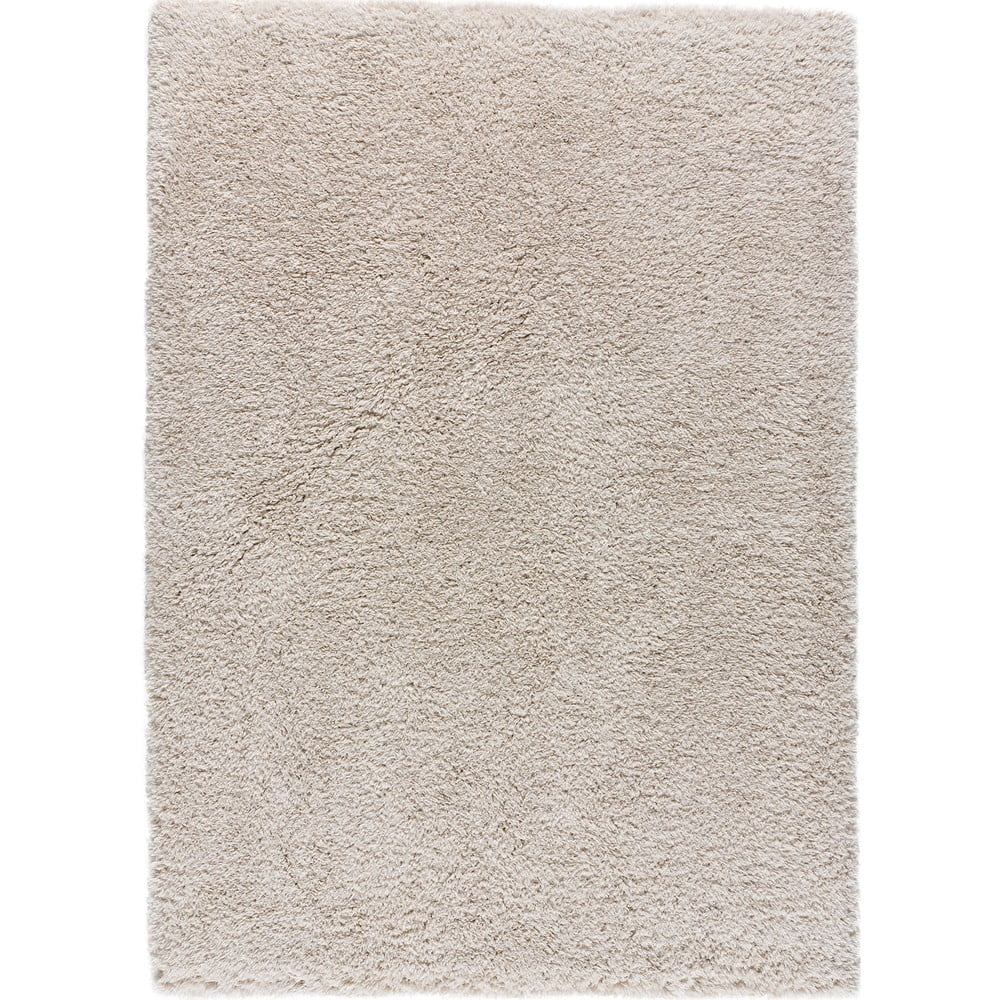Bézs szőnyeg újrahasznosított szálakból 80x150 cm Shaggy Reciclada – Universal