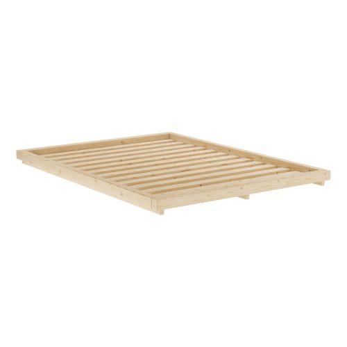 Borovi fenyő franciaágy ágyráccsal 160x200 cm Dock – Karup Design