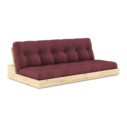Borvörös kinyitható kanapé 196 cm Base – Karup Design