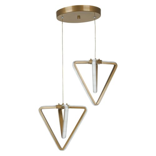 Bronzszínű fém LED függőlámpa ø 20 cm Baris – Squid Lighting