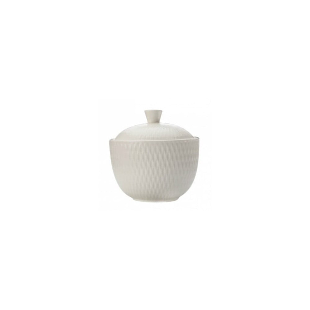 Diamonds fehér porcelán cukortartó