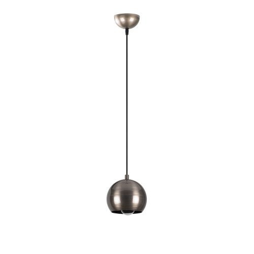 Ezüstszínű függőlámpa fém búrával ø 30 cm Berceste – Opviq lights