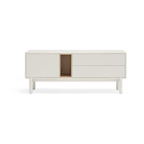 Fehér TV-állvány 140x56x40 cm Corvo – Teulat
