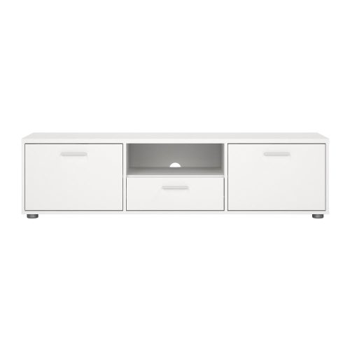 Fehér TV-állvány 147x38 cm Media – Tvilum