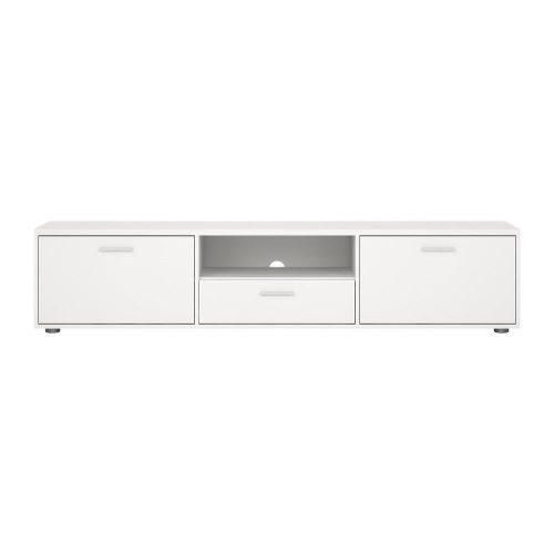 Fehér TV-állvány 177x38 cm Media – Tvilum