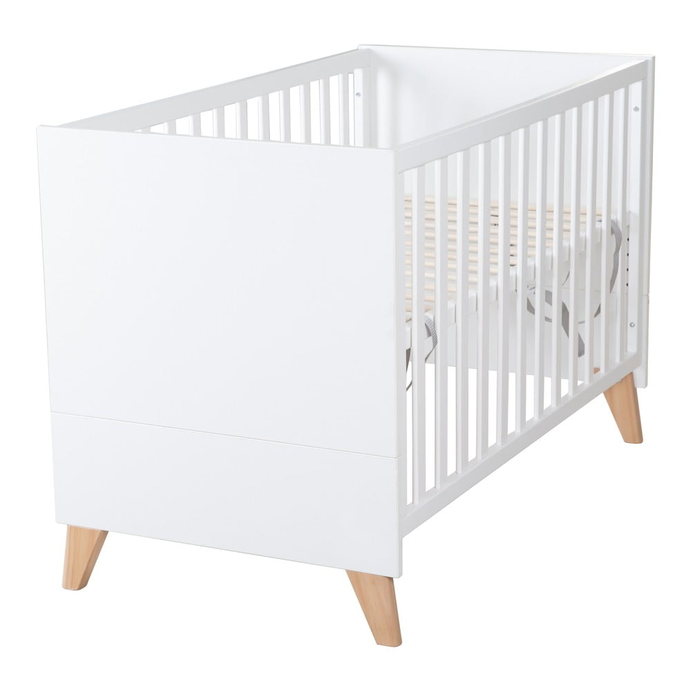 Fehér babaágy 60x120 cm Léon – Roba