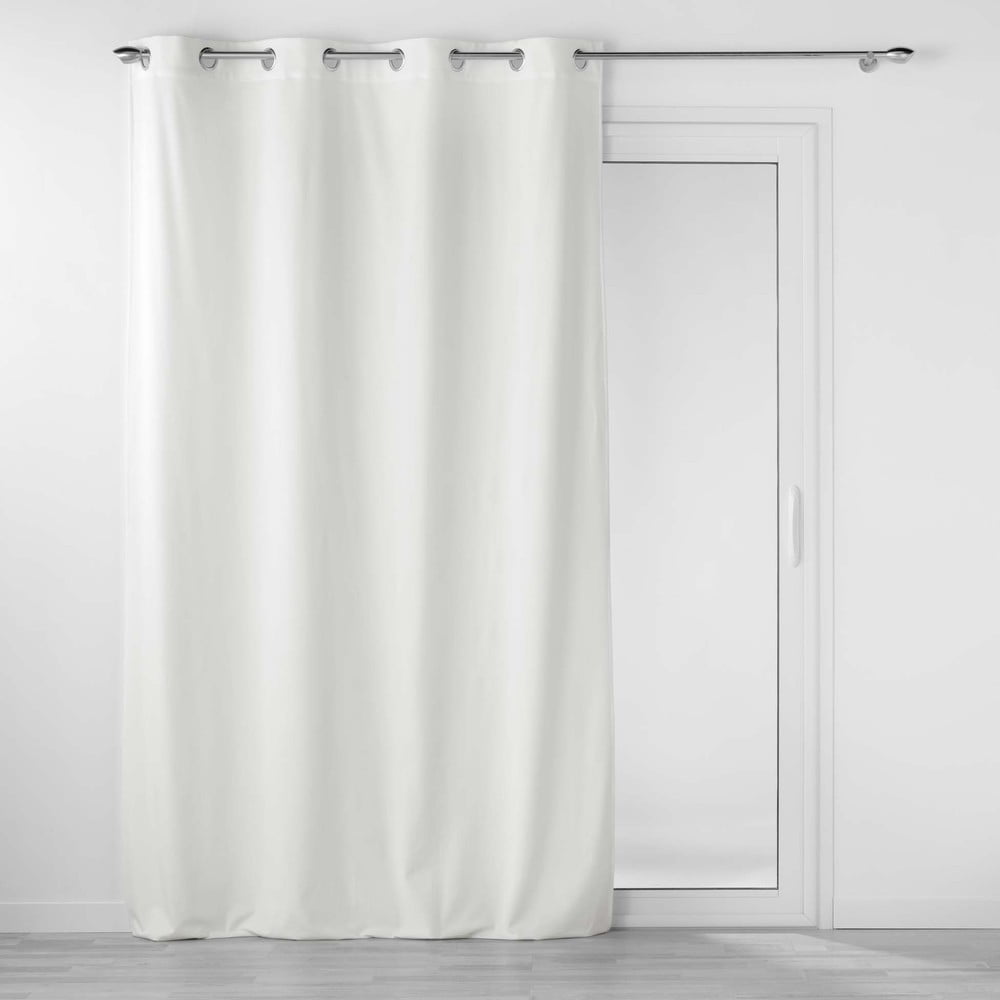 Fehér bársony függöny 140x260 cm Velouriane – douceur d'intérieur