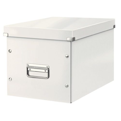 Fehér fedeles karton tárolódoboz 32x36x31 cm Click&Store – Leitz