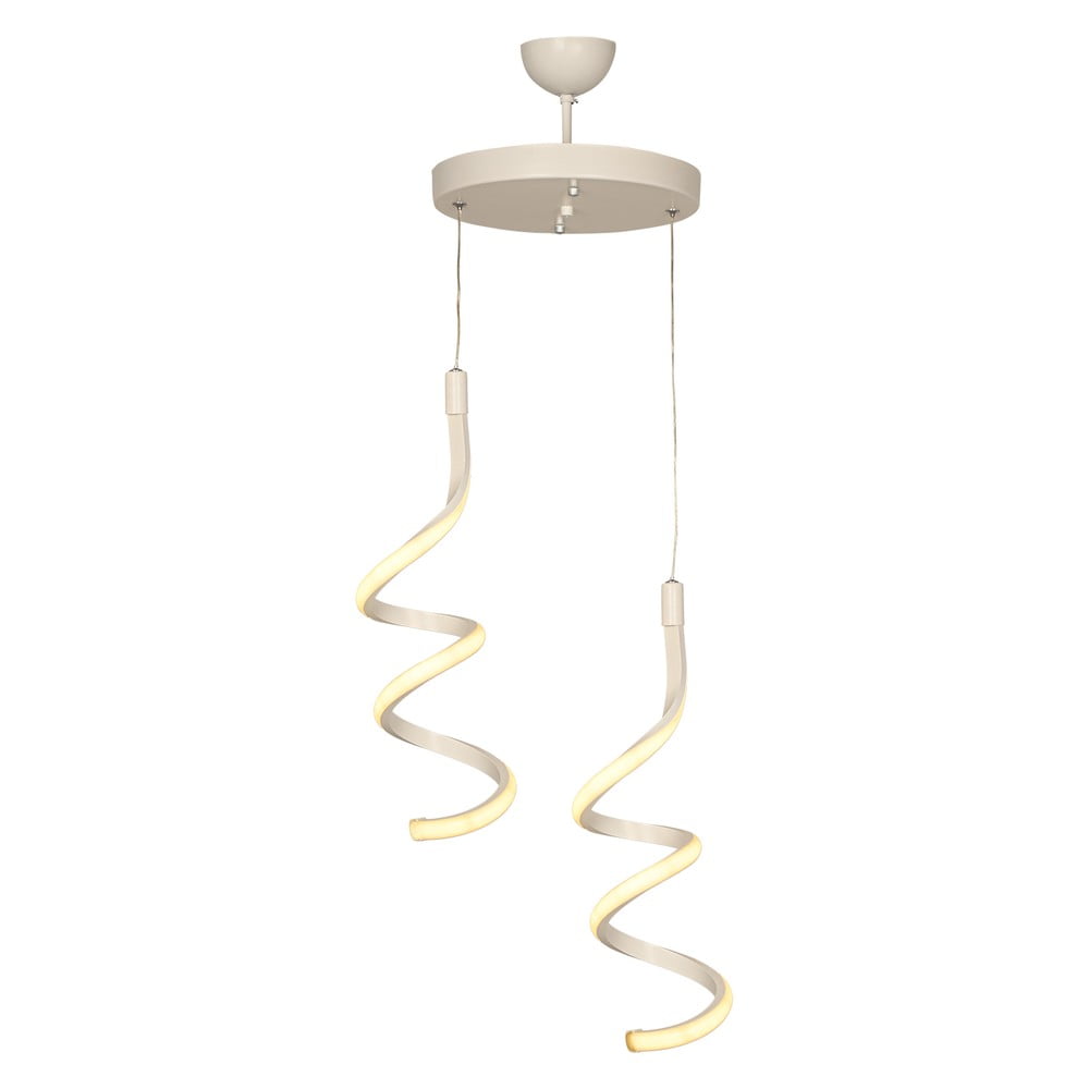 Fehér fém LED függőlámpa ø 25 cm Hilton – Squid Lighting
