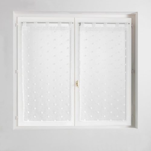 Fehér fényáteresztő függöny 60x120 cm Pompinou – douceur d'intérieur