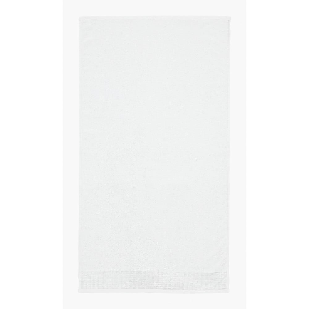 Fehér frottír egyiptomi pamut törölköző 50x85 cm – Bianca