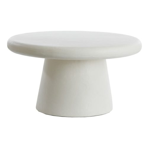 Fehér kerek dohányzóasztal ø 70 cm Kulona – Light & Living