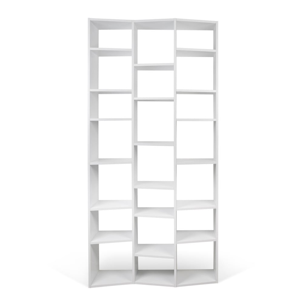 Fehér könyvespolc 108x224 cm Valsa – TemaHome
