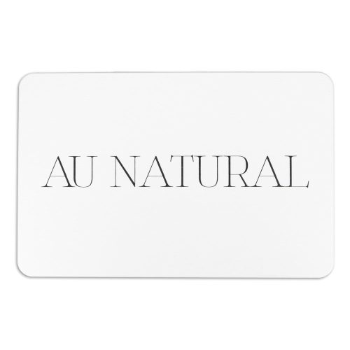 Fehér kovaföld fürdőszobai kilépő 39x60 cm Au Natural – Artsy Doormats