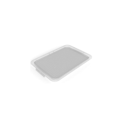 Fehér műanyag tárolódoboz fedél 57x39x3 cm Albris – Rotho