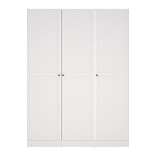 Fehér ruhásszekrény 147x200 cm Billund – Tvilum