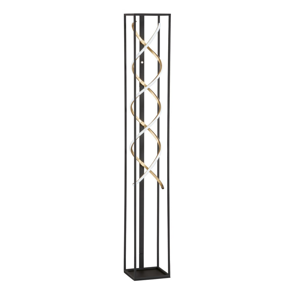 Fekete LED dimmelhető állólámpa (magasság 140 cm) Gil – Fischer & Honsel