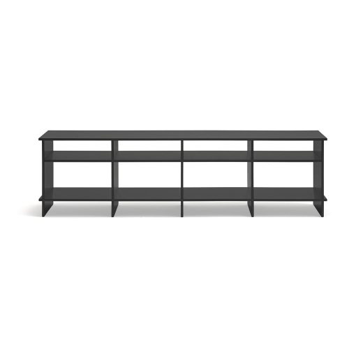 Fekete TV-állvány 180x50x40 cm Inari – Teulat