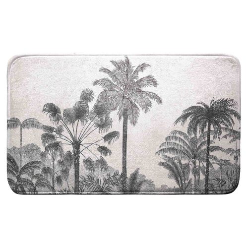 Fekete-bézs fürdőszobai kilépő 45x75 cm Cocoty – douceur d'intérieur