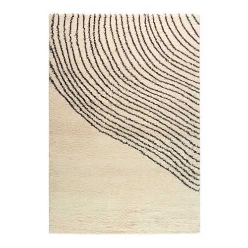 Fekete-bézs szőnyeg 140x200 cm Coastalina – Bonami Selection