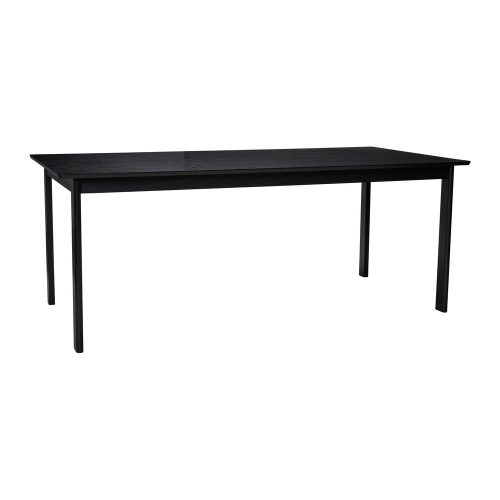 Fekete étkezőasztal 95x195 cm Dapper – Hübsch